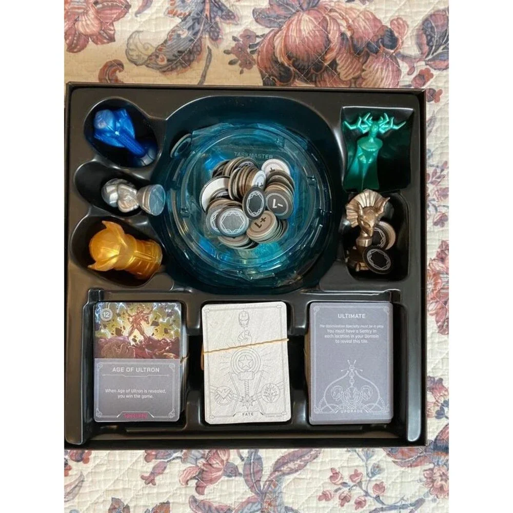 Marvel Villainous Infinite Power Board Game Ravensburger Thanos EUC Complete
